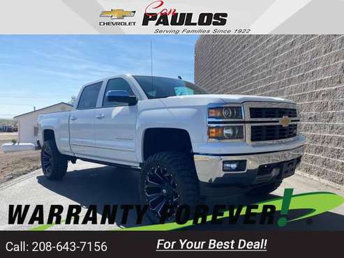 2014 Chevy Chevrolet Silverado 1500 LTZ pickup Summit White - cars & for sale in Jerome, ID
