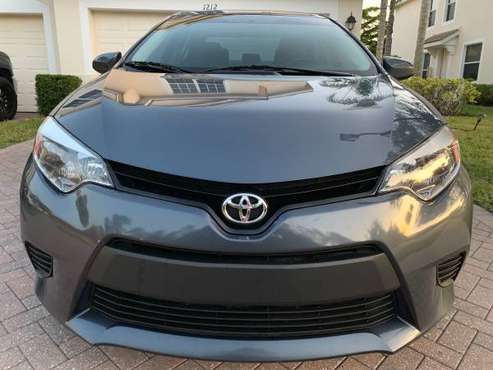 2014 TOYOTA COROLLA clean TITLE and CARFAX history for sale in Naples, FL