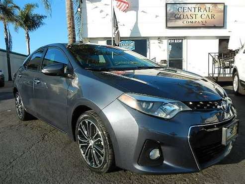2015 TOYOTA COROLLA S PLUS! LOADED LEATHER PREMIUM WHEELS GRT ON... for sale in GROVER BEACH, CA