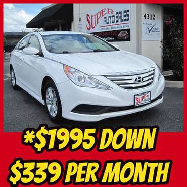 *$1995 Down & *$339 Per Month on this 2014 Hyundai Sonata GLS! for sale in Modesto, CA