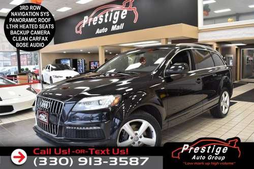 2011 Audi Q7 3 0T Prestige S-Line 3RD-ROW AWD - 100 for sale in Tallmadge, OH