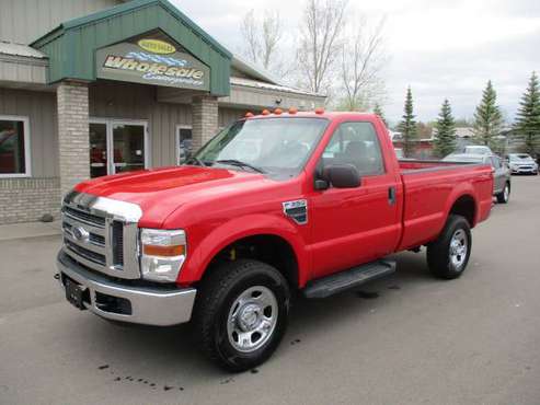 2008 ford f350 f-350 regular cab long box manual trans 4x4 V8 4wd for sale in Forest Lake, WI