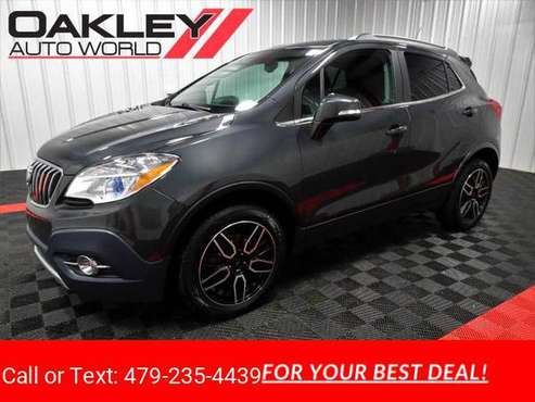 2016 Buick Encore AWD 4dr Sport Touring suv Charcoal for sale in Branson West, AR