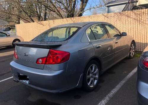 2006 INFI G35 For Sale - cars & trucks - by owner - vehicle... for sale in Corvallis, OR