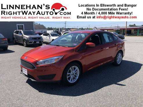 2018 Ford Focus SE Autocheck Available on Every Vehicle for sale in Bangor, ME
