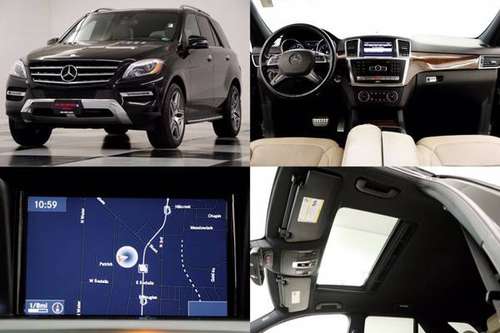 NAVIGATION Black 2015 Mercedes-Benz M-Class ML 350 SUV SUNROOF for sale in Clinton, AR