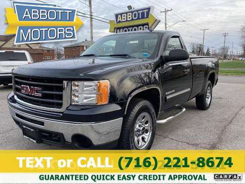 2011 GMC Sierra 1500 SLE 4WD Regular Cab 1-Owner - FINANCING FOR ALL... for sale in Lackawanna, NY
