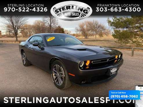 2019 Dodge Challenger SXT AWD - CALL/TEXT TODAY! - cars & trucks -... for sale in Sterling, CO