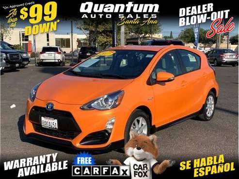 2017 Toyota Prius c One Hatchback 4D - cars & trucks - by dealer -... for sale in Santa Ana, CA