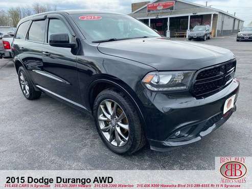 2015 DODGE DURANGO AWD! LEATHER! TOUCHSCREEN! 3RD ROW! - cars & for sale in N SYRACUSE, NY