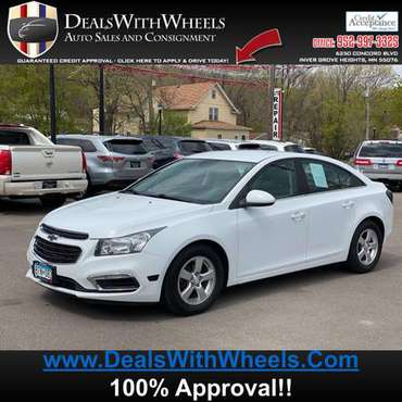 2015 Chevrolet Cruze 1LT! BLUETOOTH BACKUP CAMERA! SE HABLO for sale in Inver Grove Heights, MN