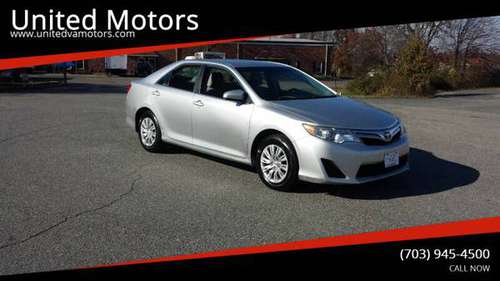 ***2012 TOYOTA CAMRY LE***LOW MILES - cars & trucks - by dealer -... for sale in Fredericksburg, District Of Columbia