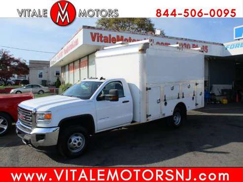 2017 GMC Sierra 3500HD 4X4 ENCLOSED UTILITY BODY DRW 90K - cars & for sale in south amboy, District Of Columbia