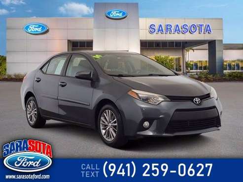 2014 Toyota Corolla LE Plus - - by dealer - vehicle for sale in Sarasota, FL