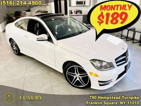 2014 Mercedes-Benz C-Class 2dr Cpe C 350 4MATIC 189 / MO - cars &... for sale in Franklin Square, NY