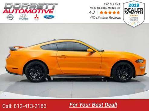 2019 Ford Mustang coupe Orange Fury Metallic Tri-Coat - cars &... for sale in Terre Haute, IN