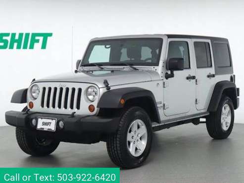 2012 Jeep Wrangler Unlimited Sport Convertible Bright Silver for sale in OR