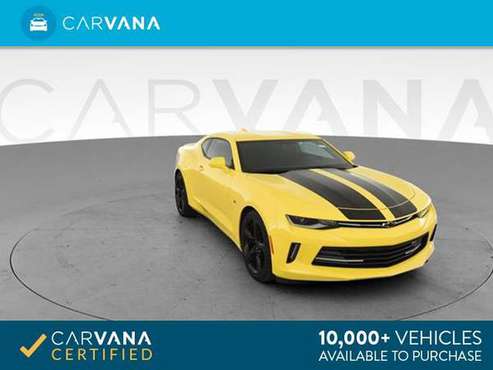 2017 Chevy Chevrolet Camaro LT Coupe 2D coupe Yellow - FINANCE ONLINE for sale in Newark , NJ