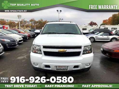 2007 Chevrolet *Suburban* *LT* SUV for only $9,500 or $196 per month for sale in Rancho Cordova, CA