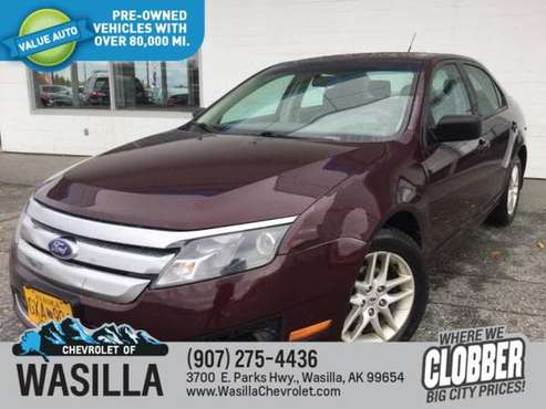 2012 Ford Fusion 4dr Sdn S FWD - cars & trucks - by dealer - vehicle... for sale in Wasilla, AK