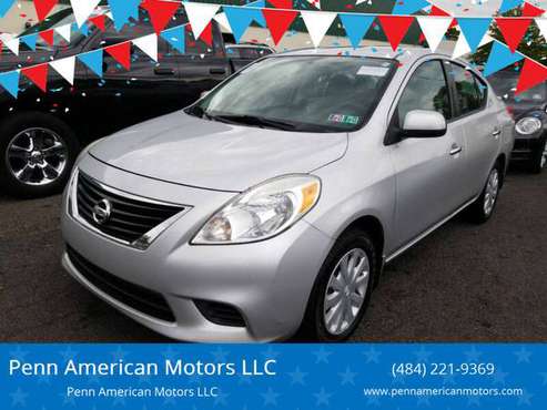 2013 NISSAN VERSA SV, 91k miles, Runs Great, Gas Saver, Inspected for sale in Allentown, PA