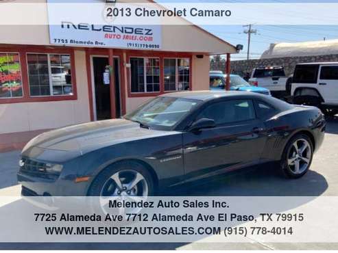 2013 Chevrolet Camaro 2dr Cpe LT w/2LT - - by dealer for sale in El Paso, TX