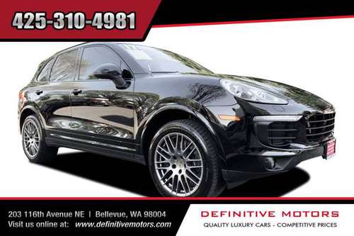 2017 Porsche Cayenne Platinum Edition AVAILABLE IN STOCK! SALE! for sale in Bellevue, WA
