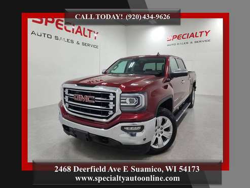 2017 GMC Sierra 1500 SLT! 4WD! NAV! Bckup Cam! Htd & Cld Lthr! - cars for sale in Suamico, WI