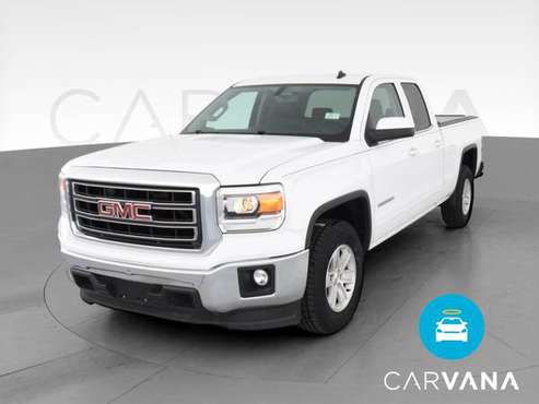 2014 GMC Sierra 1500 Double Cab SLE Pickup 4D 6 1/2 ft pickup White... for sale in Spring Hill, FL