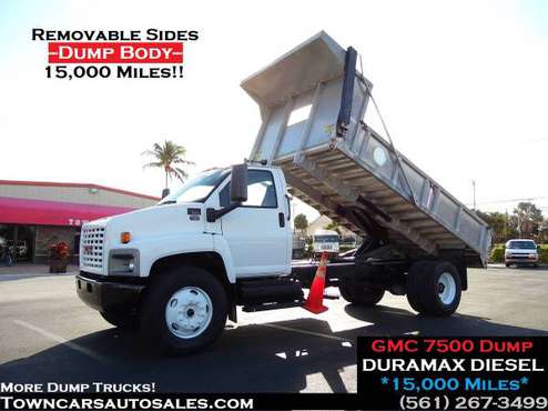 GMC C7500 DUMP BODY TRUCK Dump FlatBed Flat Bed Work Diesel DUMP... for sale in West Palm Beach, VA