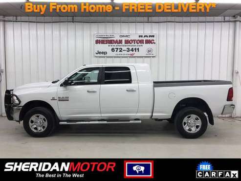 2014 Ram 2500 SLT White - SM76570T **WE DELIVER TO MT & NO SALES... for sale in Sheridan, MT