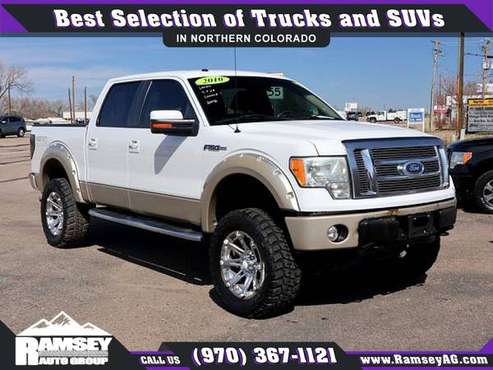 2010 Ford F150 F 150 F-150 SuperCrew Cab Lariat Pickup 4D 4 D 4-D 5 for sale in Greeley, CO