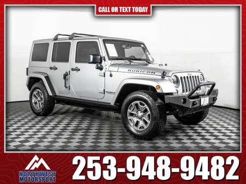 2016 Jeep Wrangler Unlimited Rubicon 4x4 - - by for sale in PUYALLUP, WA