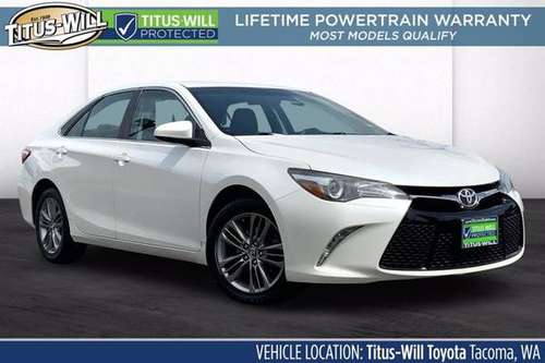 2015 Toyota Camry SE Sedan - - by dealer - vehicle for sale in Tacoma, WA
