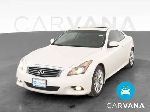 2012 INFINITI G G37 Coupe 2D coupe White - FINANCE ONLINE - cars &... for sale in Springfield, MA