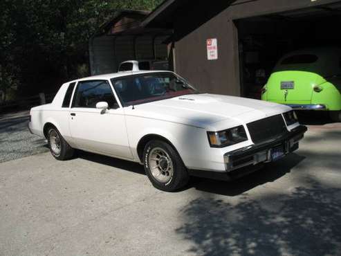 1987 buick regal T - cars & trucks - by owner - vehicle automotive... for sale in Lewiston, CA