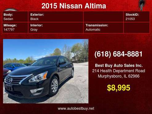 2015 Nissan Altima 2 5 S 4dr Sedan Call for Steve or Dean - cars & for sale in Murphysboro, IL