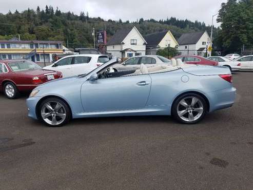 2012 Lexus IS 250 Convertible REDUCED - cars & trucks - by dealer -... for sale in Hoquiam, WA