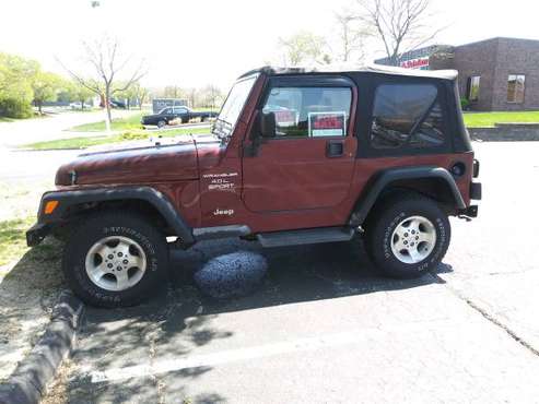 2001 Jeep Wrangler 4.0 L Sport for sale in Ellisville, MO