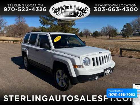 2015 Jeep Patriot 4WD 4dr Sport - CALL/TEXT TODAY! - cars & trucks -... for sale in Sterling, CO