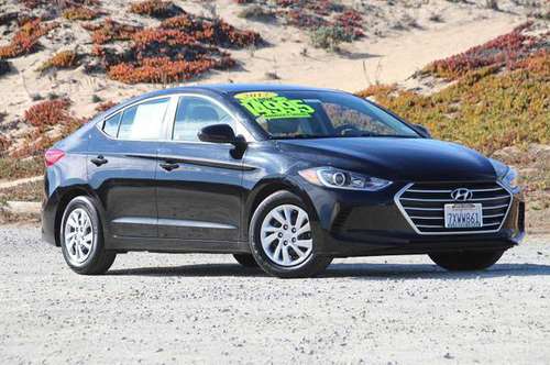2017 Hyundai Elantra Black **Save Today - BUY NOW!** - cars & trucks... for sale in Seaside, CA