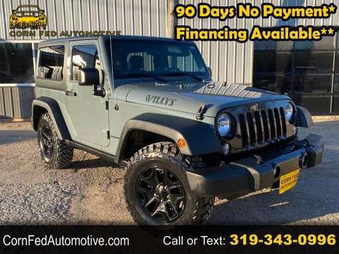 2015 Jeep Wrangler Unlimited Willys Sport 4x4 - cars & trucks - by... for sale in CENTER POINT, IL