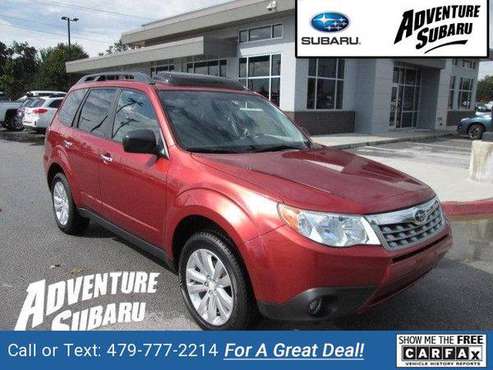 2011 Subaru Forester 2.5X suv Paprika Red for sale in Fayetteville, AR