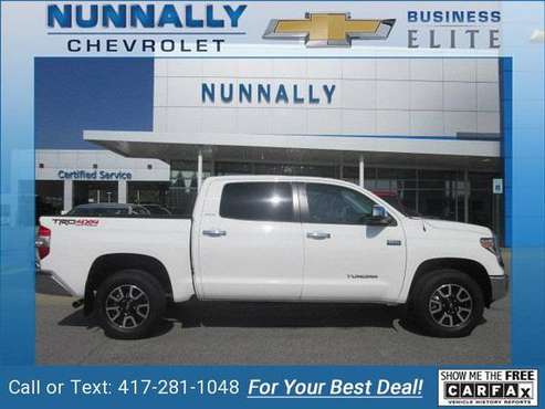 2018 Toyota Tundra pickup White for sale in Bentonville, MO