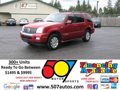 2007 Mercury Mountaineer AWD 4dr V6 - cars & trucks - by dealer -... for sale in Roy, WA