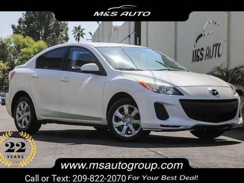 2013 Mazda Mazda3 i Sport sedan Crystal White Pearl Mica - cars & for sale in Sacramento , CA