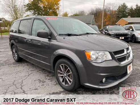 2017 DODGE GRAND CARAVAN SXT! LEATHER! NAVI! TOUCH SCREEN! BACKUP... for sale in N SYRACUSE, NY