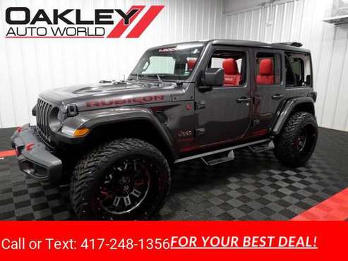 2021 Jeep Wrangler Rubicon Unlimited T-ROCK sky POWER Top hatchback... for sale in Branson West, MO