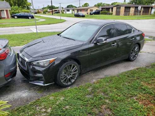 2016 Infiniti Q50 red sport - cars & trucks - by owner - vehicle... for sale in TAMPA, FL
