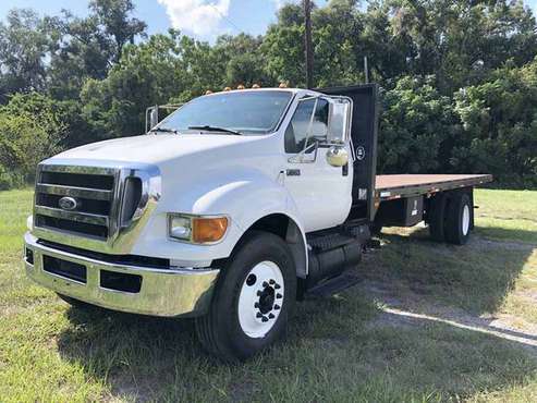 Ford F750 SD Flatbed Truck Caterpillar Diesel for sale in Palatka, NC